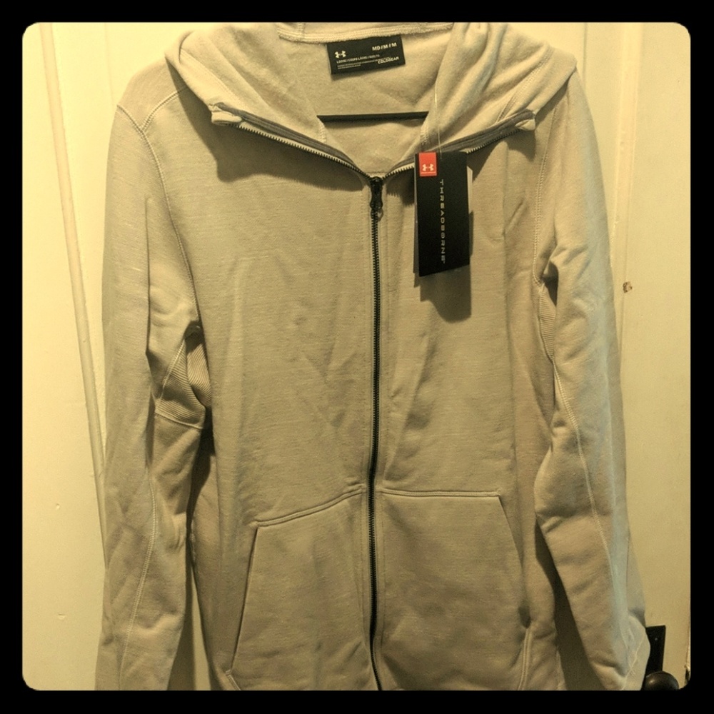 UA Men's Threadborne Coldgear Full Zip Hoodie